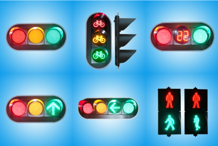 红黄绿智能系统LED交通信号灯产品